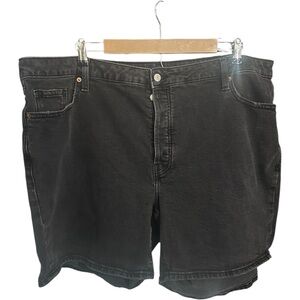 Old Navy High Rise OG Straight Secret Smooth Pockets Shorts Black Size 22